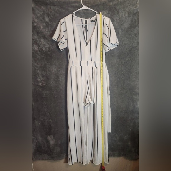 Chic Striped High Low Dress - Picture 6 of 11